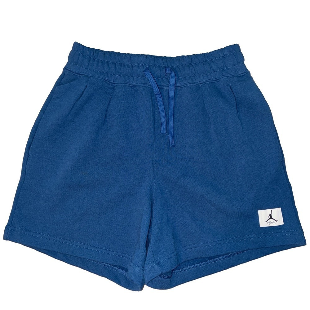 Nike Air Jordan FLIGHT Loose Fit [DQ4611-493] FLEECE Women's XS Blue Shorts NWT